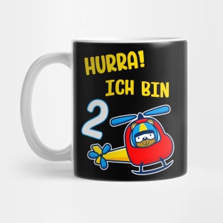 Kinder 2. Geburtstag Junge Hubschrauber Helikopter Mug